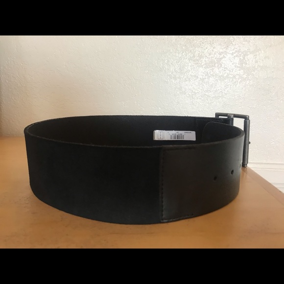 New Frye leather/suede belt main image 4
